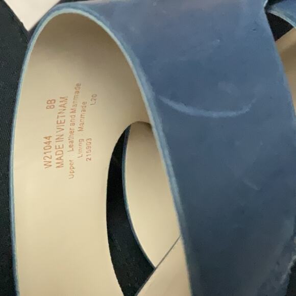 Cole Haan Blue Mules with Crisscross Straps. NWOT Size 7 - Picture 9 of 9